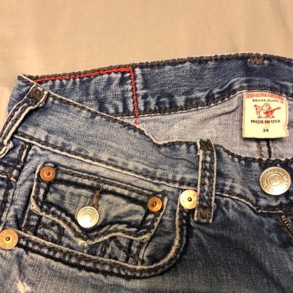 True Religion men’s jeans size 34 - Picture 3 of 5